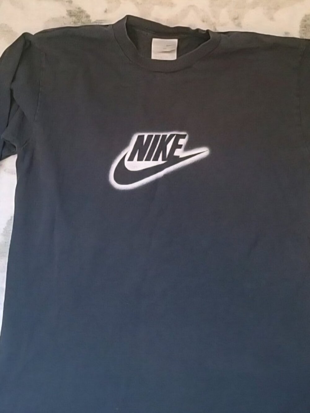 Vintage 2000s Nike Distressed Long Sleeve Tee XL